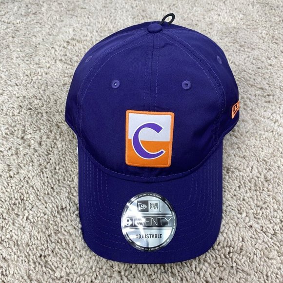 Clemson Tigers NCAA New Era 9TWENTY Hat Purple Contrast Patch Adjustable Cap NWT - Picture 8 of 8